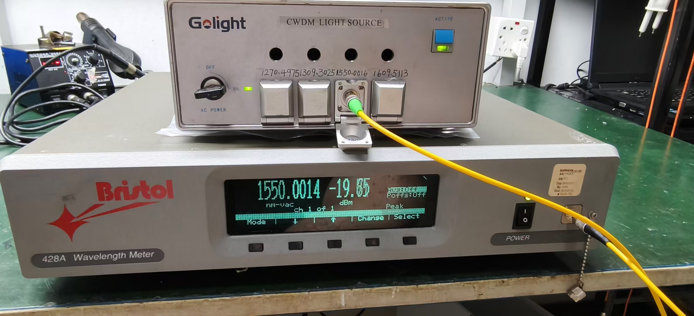 428B Bristol 波長計 測試不穩(wěn)定 維修案例