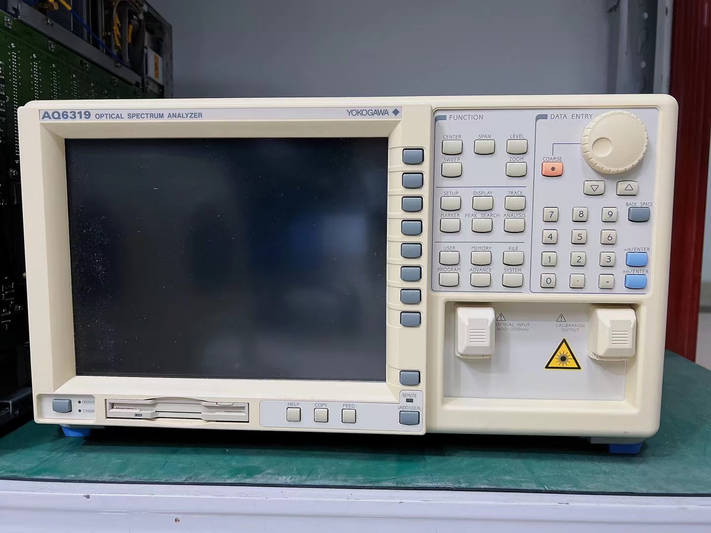 AQ6319光譜分析儀 橫河(YOKOGAWA) 故障：進(jìn)不去系統(tǒng) 維修案例