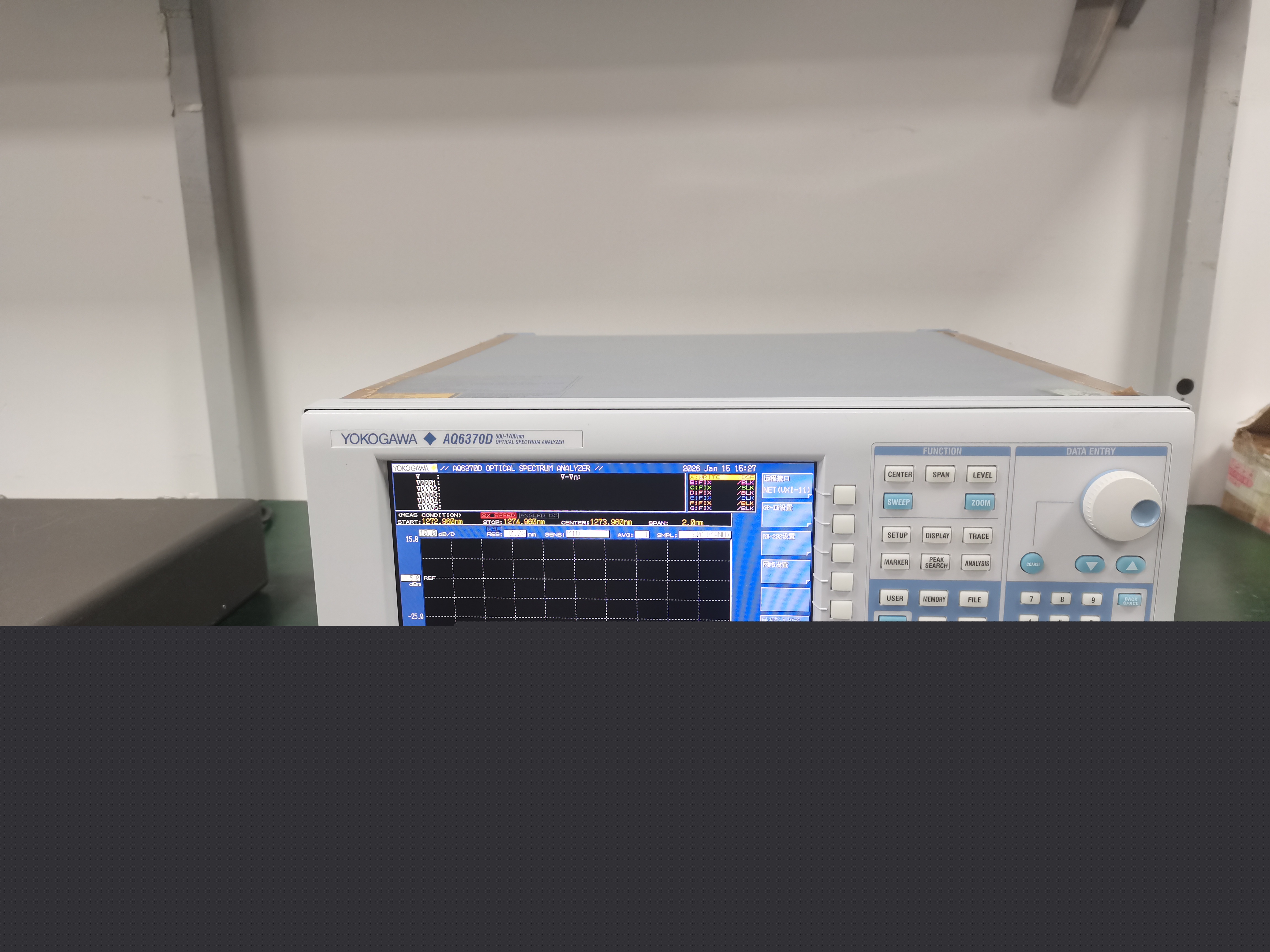 AQ6370 光譜分析儀 橫河(YOKOGAWA) 故障：報(bào)錯(cuò)222 維修案例